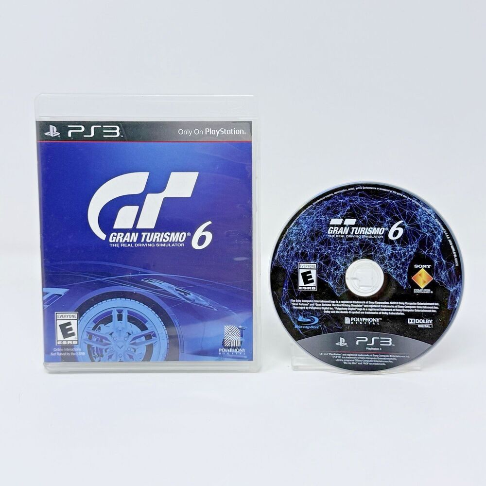 Gran Turismo 6 Sony PlayStation 3 PS3 2013 No Manual